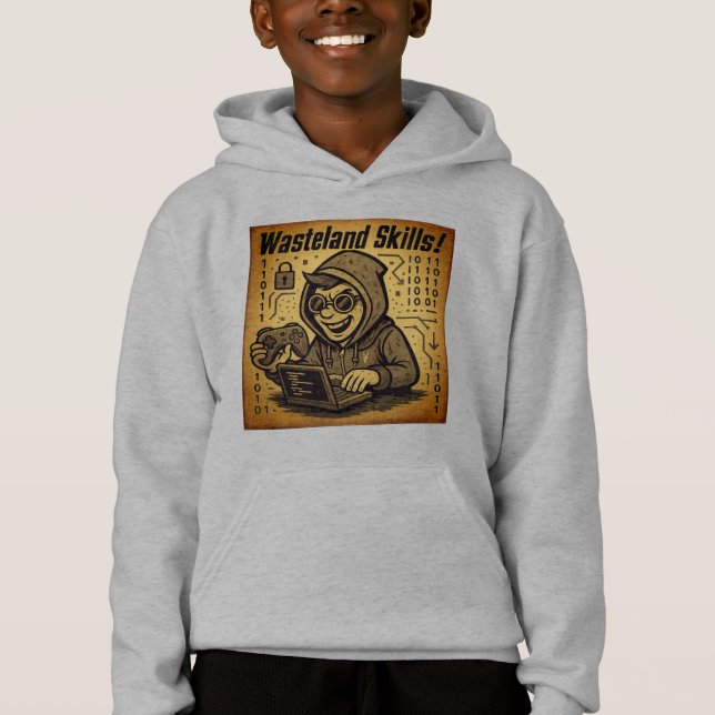 Wasteland skills and perks terminal hacking hoodie (Anverso)