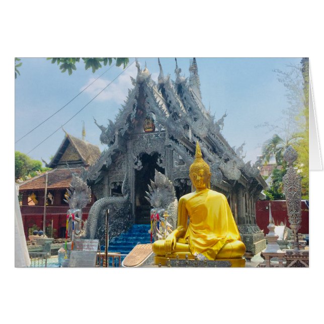 Wat Sri Suphan, el templo plateado, Chiang Mai (Anverso (Horizontal))