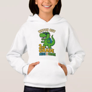 Watch Out 2nd Grade Here I Come Kids Hoodie