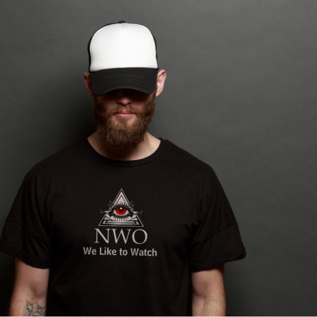Watchful Illuminati NWO nos gusta ver camiseta (Subido por el creador)