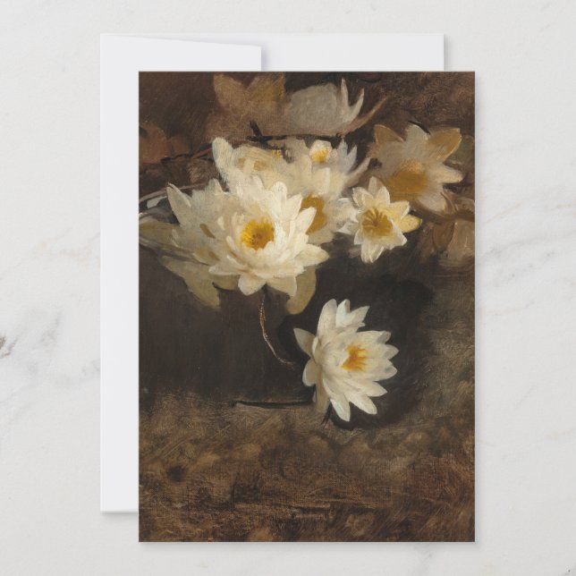 Water Lilies | Abbott Handerson Thayer (Anverso)