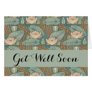 Water Lilies Lily Naturaleza Art Nouveau