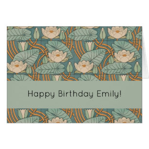 Water Lilies Lily Naturaleza Art Nouveau