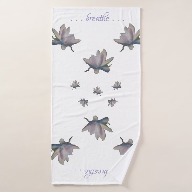 Water Lily Flower Maureen Girard Medición de la sa (Toalla de baño)