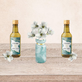 Watercolor Aqua Boda Wine Labs