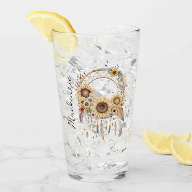 Watercolor Boho Dreamcatcher (Anverso (hielo))