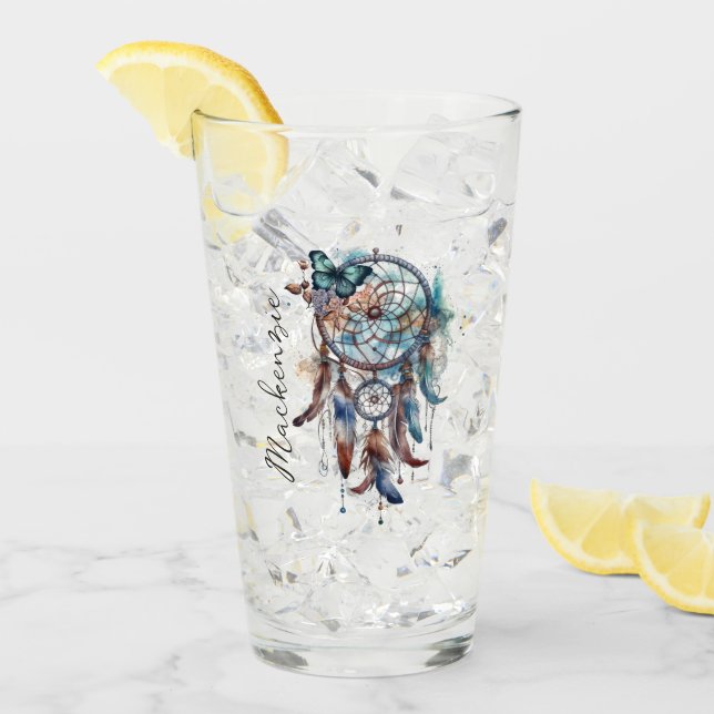 Watercolor Boho Dreamcatcher (Anverso (hielo))