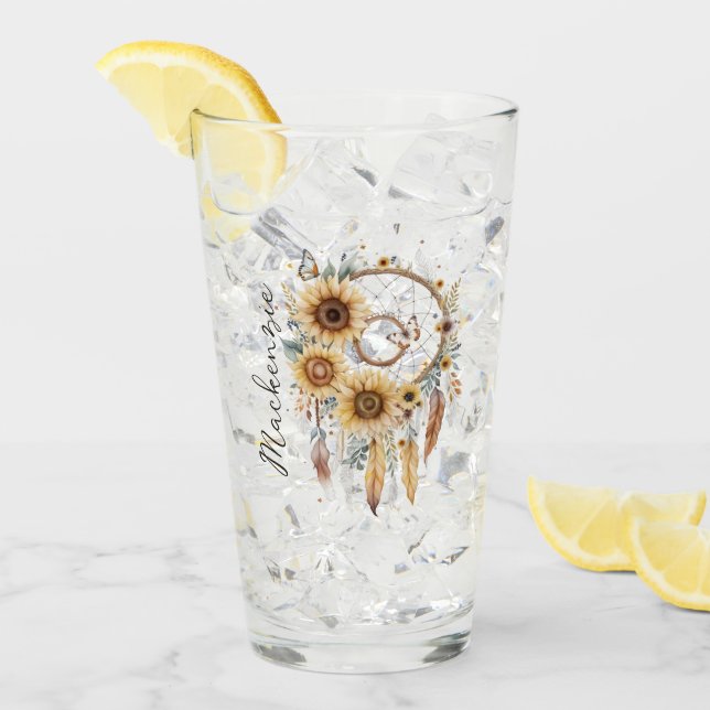 Watercolor Boho Dreamcatcher (Anverso (hielo))