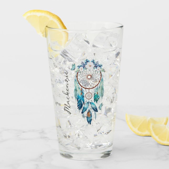 Watercolor Boho Dreamcatcher (Anverso (hielo))