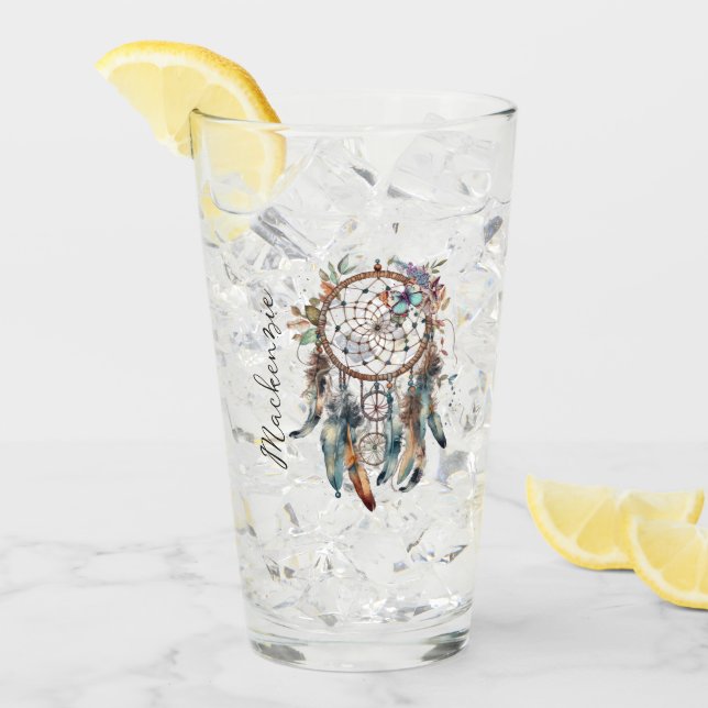 Watercolor Boho Dreamcatcher (Anverso (hielo))