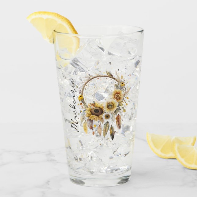 Watercolor Boho Dreamcatcher (Anverso (hielo))