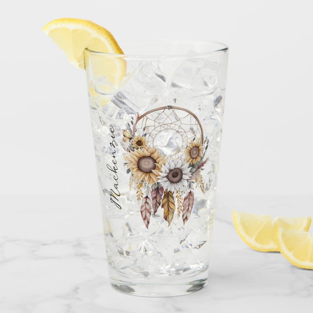 Watercolor Boho Dreamcatcher (Anverso (hielo))