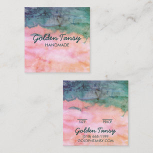 Watercolor Clothing Jewelry Precio Tamaño etiqueta