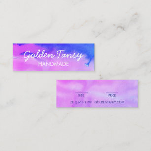 Watercolor Clothing Jewelry Precio Tamaño etiqueta