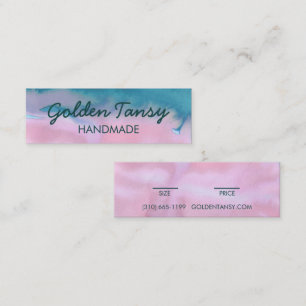 Watercolor Clothing Jewelry Precio Tamaño etiqueta