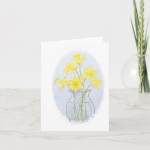 Watercolor Daffodils