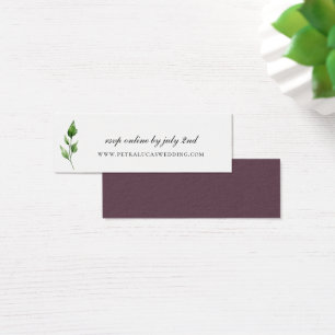 Watercolor deja sitio web Boda RSVP