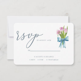 Watercolor Elegante Boda Floral Rsvp