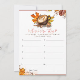 Watercolor Espresso Amor Noche Ducha Tarjeta de ju