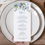 Watercolor Eucalyptus Greenerenery Boda Menú de ce<br><div class="desc">Para una mayor personalización,  haga clic en el enlace "personalizar adicional" y utilice nuestra herramienta de diseño para modificar esta plantilla.</div>
