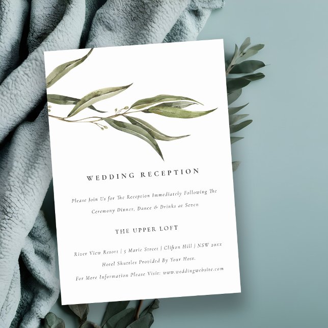 Watercolor Eucalyptus Recepción de Boda Botánica (Subido por el creador)