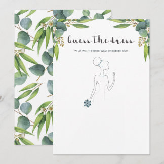 Watercolor Eucalyptus Wreath Boda Vestido Juego