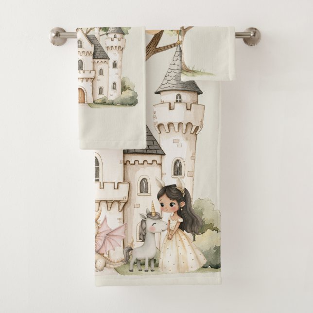 Watercolor Fairytale Princess Whimsical (In situ)
