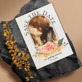 Watercolor Floral Arch Photo Wedding Guardar la fe