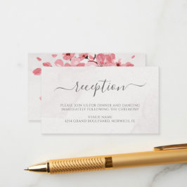 Watercolor Floral Cerezo Blossom Boda Recepción