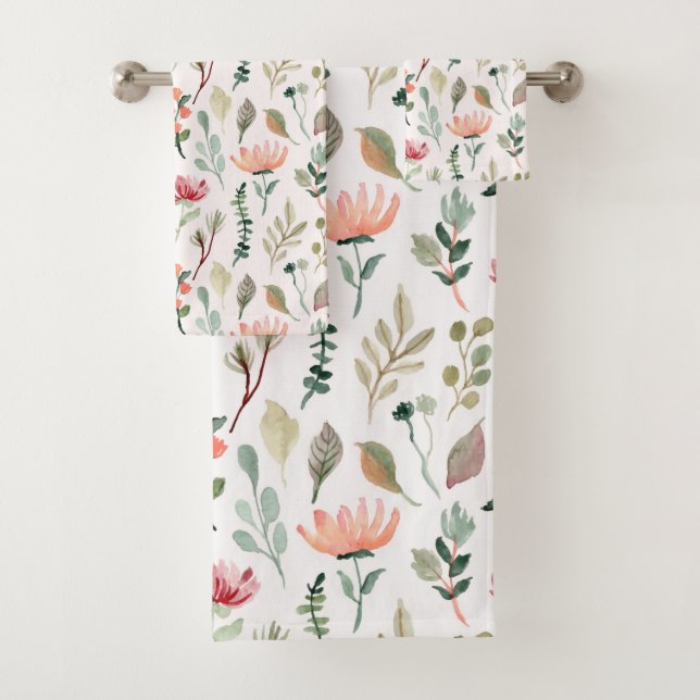 Watercolor Flowers Pattern (In situ)