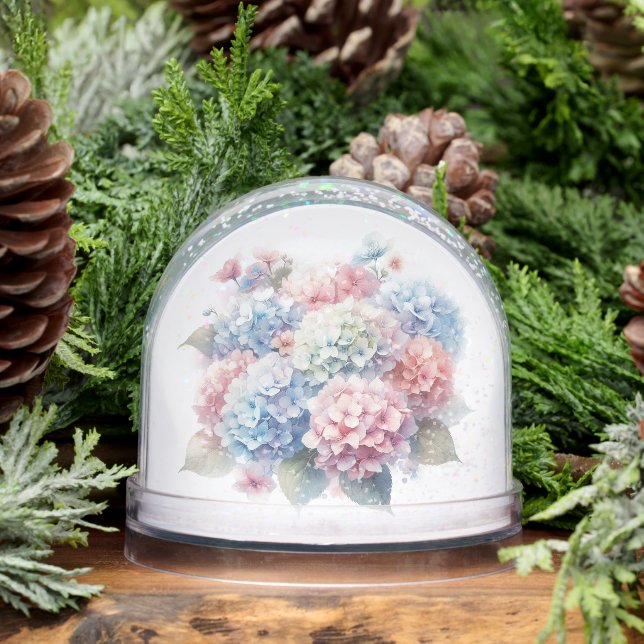 Watercolor Garden Hydrangeas in Pastel (Invierno)