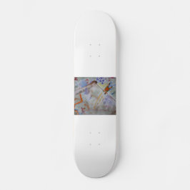 Watercolor Hummingbird Skateboard