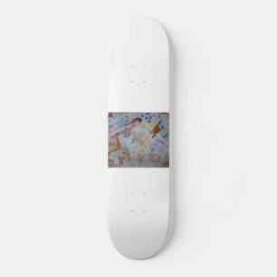 Watercolor Hummingbird Skateboard