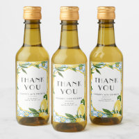 Watercolor Lemon Mediterranean Birday Gracias