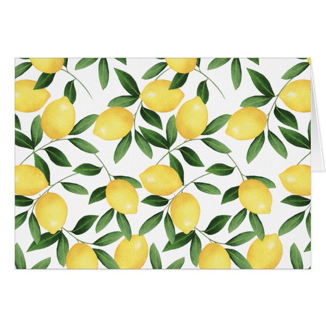 WATERCOLOR LEMONS (Anverso (Horizontal))
