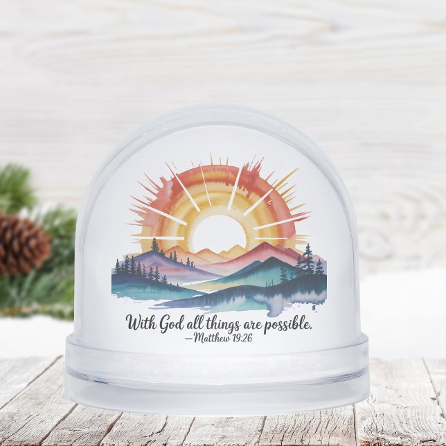 Watercolor Mountain Sunrise Bible Verse (Subido por el creador)