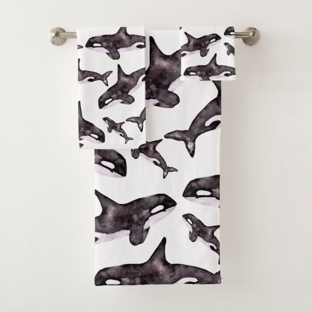 Watercolor Orca (In situ)