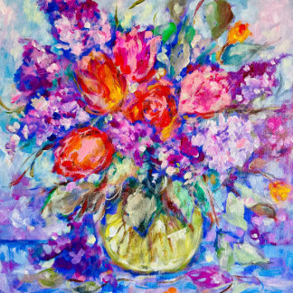 Watercolor Original Gracias Tarjeta De Negocios