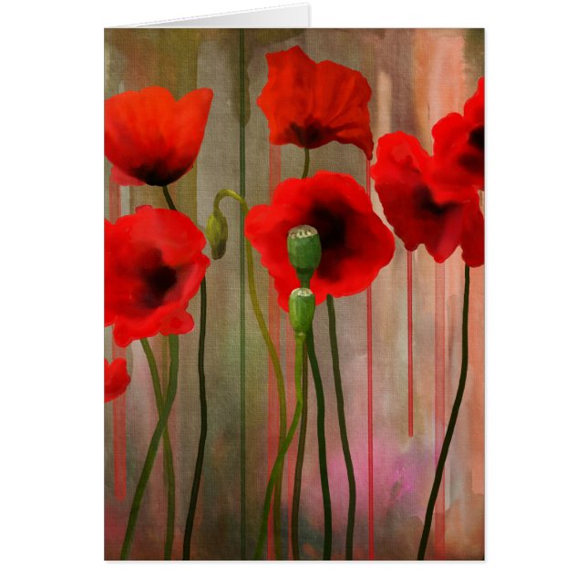Watercolor Poppies (Frente)