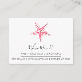 Watercolor Starfish Nueva Invitación de movimiento