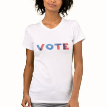 Watercolor VOTE camiseta femenina
