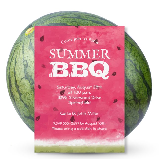 Watercolor Watermelon Summer BBQ Cookies (Subido por el creador)