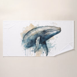 Watercolor Whale Wonder
