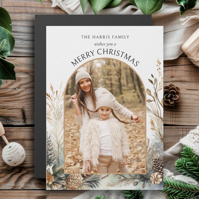 Watercolor Winter Pine Botanical Arch 1-Photo (Subido por el creador)