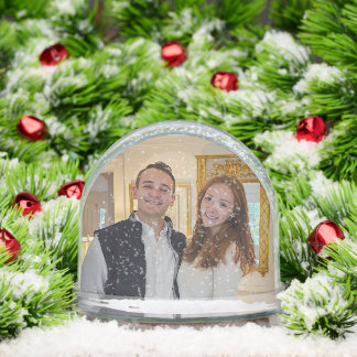 Watercolor Winter Trees Personalize Photo