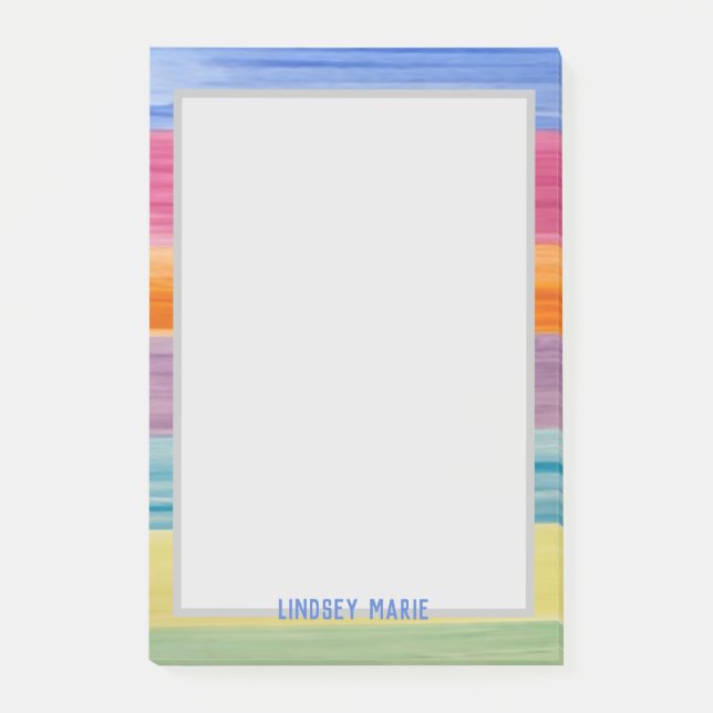 WATERCOLORS Notas Post-It (Anverso)