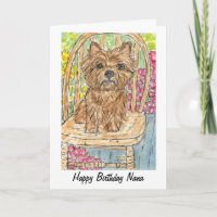 Watercolour de la tarjeta de Nana del feliz