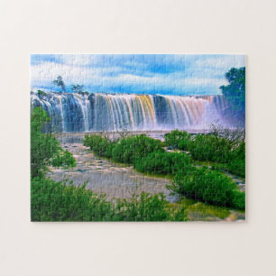 Waterfall Scenes Puzzles Mountain Art Complex Jigs