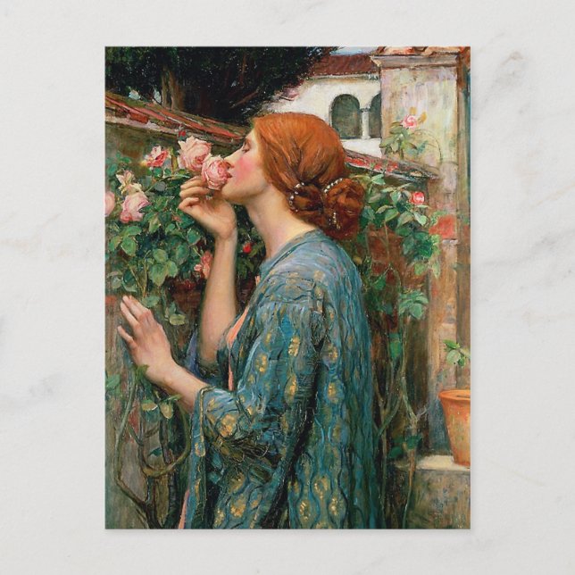 Waterhouse El alma de la postal Rosa (Anverso)