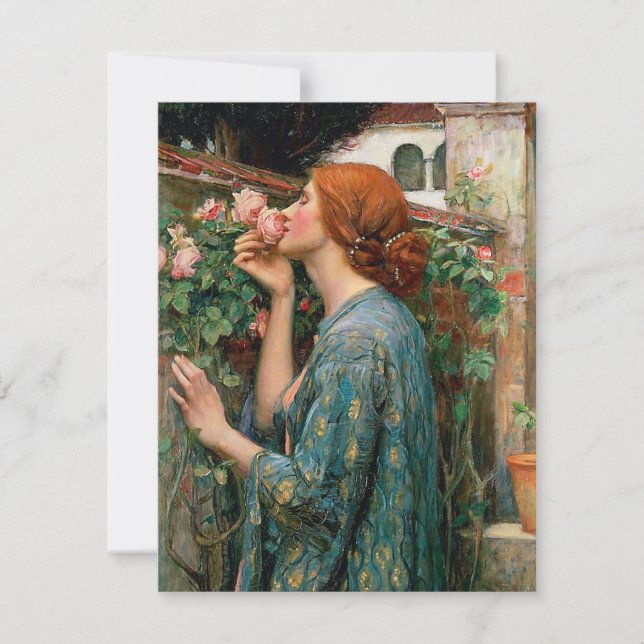 Waterhouse El alma de las invitaciones Rosas (Anverso)